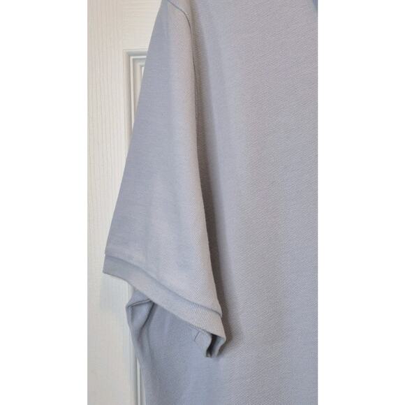 Vtg Lauren Ralph Lauren Polo Shirt Short Sleeve Light Blue 100% Cotton Mens 2X - Picture 3 of 9